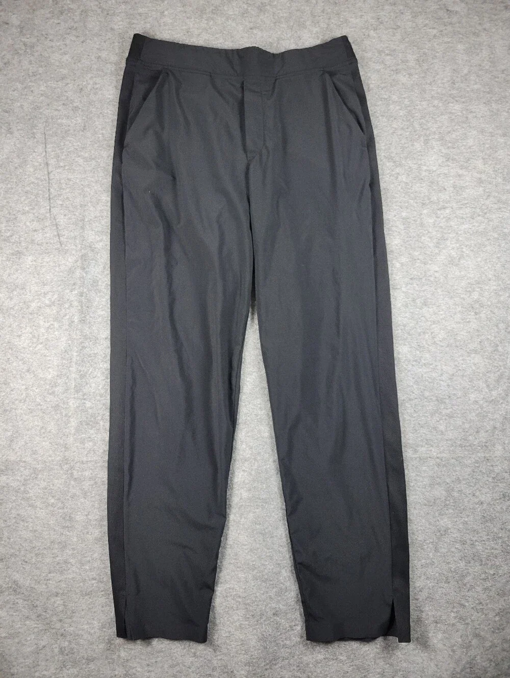 Athleta Black Brooklyn Mid Rise lightweight Stretch Fabric Ankle Pant Size 12